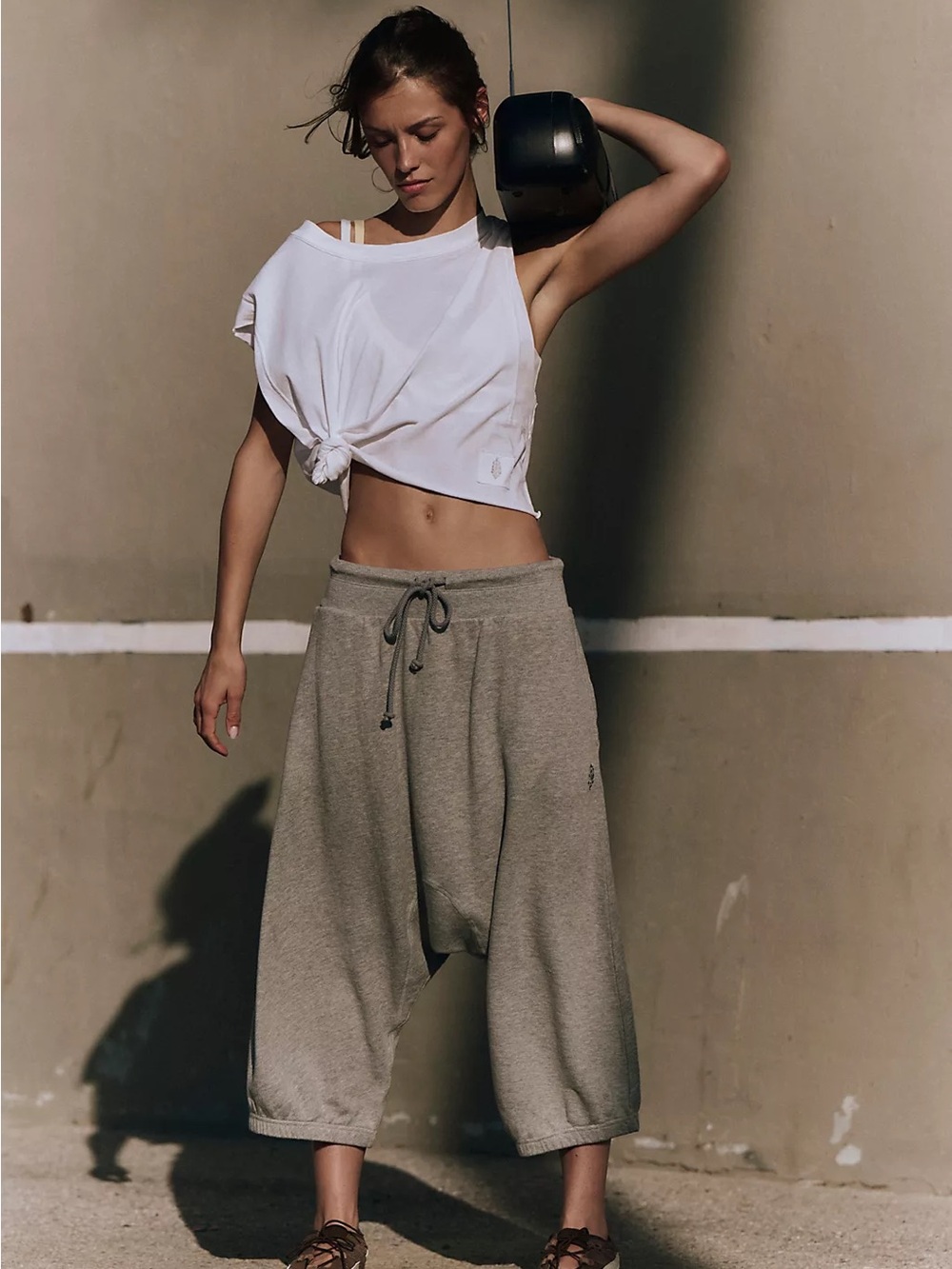 Free People Movement All In Cropped Harem Pants